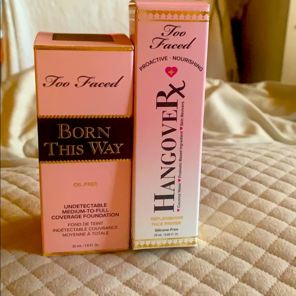Two Faced Born this way foundation and Face primer